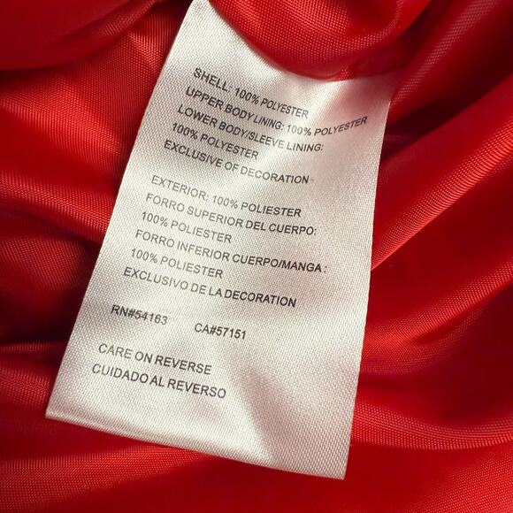 Washington Nationals Men’s Windbreaker Jacket Red Navy Blue Size XL NWT 964 - Picture 7 of 8